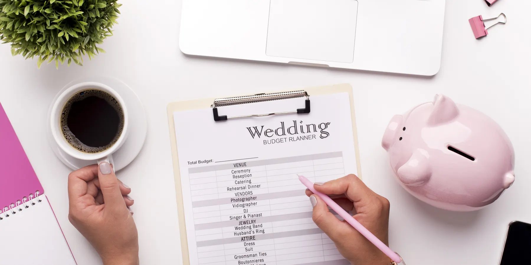 Budget de mariage : répartition, coûts moyens et exemple