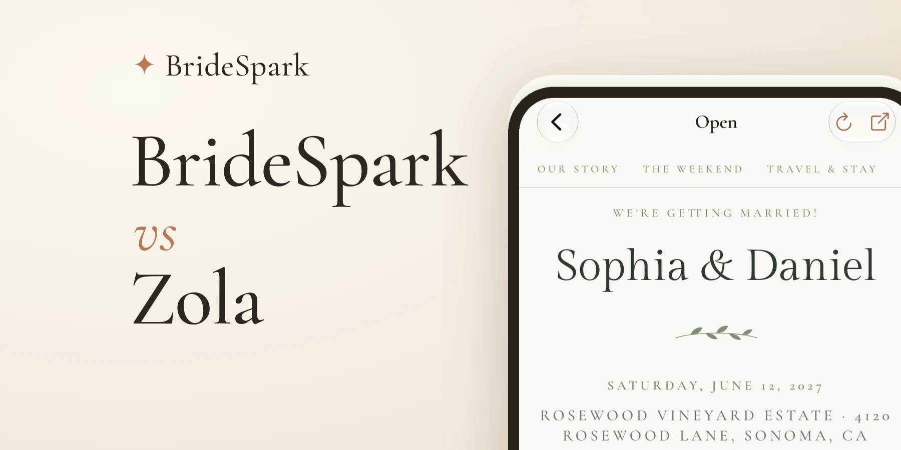 BrideSpark vs. Zola: Welche kostenlose Hochzeitsplaner-App passt zu euch? (2026)