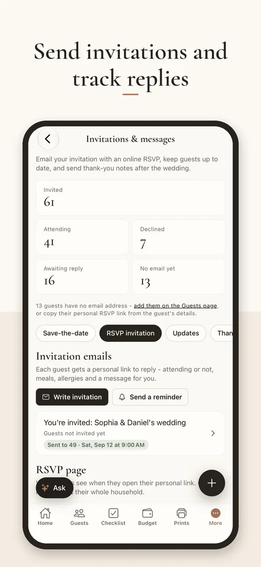 Invitations